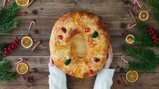 クリスマスの締めくくり「王様になれるケーキ」Roscón（ロスコン）